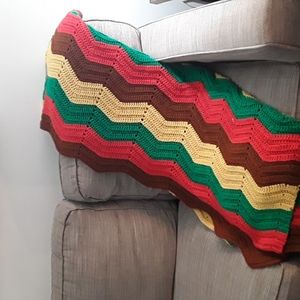Vintage Afghan Blanket